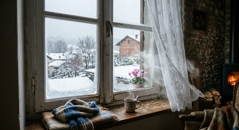 finestra che lascia passare il freddo